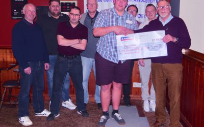 Donation from Darts League winners